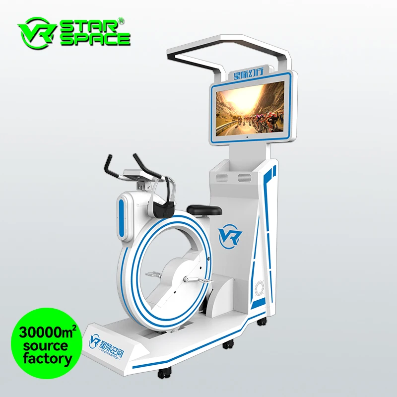 VR Star Space VR Machine Manufacturer VR Fitness Equipment Bike Virtual Reality Bicycle Sports 9D Ride Cycle Riding Game