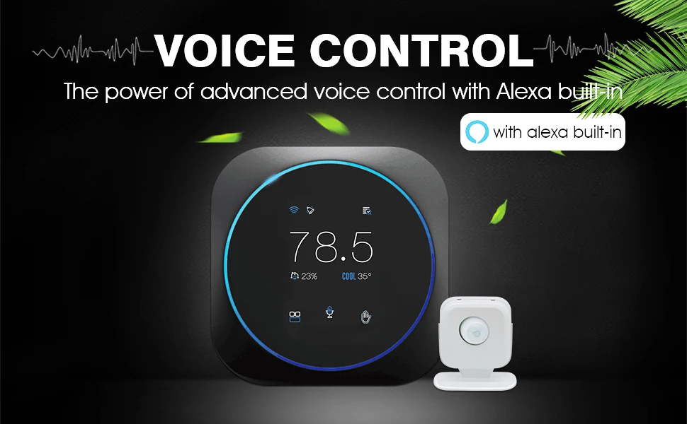 Wi-Fi 24 В термостат для кондиционера поддержка Amazon Alexa /Google home голосовое управление