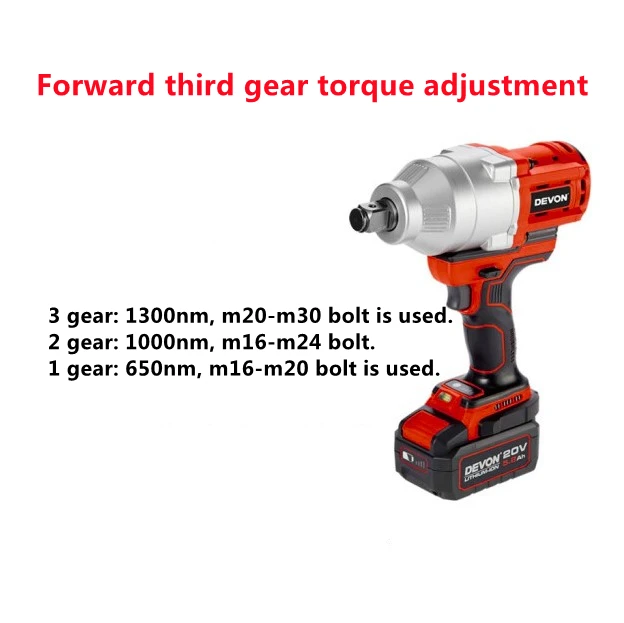 Электроинструмент литиевый бесщеточный беспроводной Подержанный автомобиль электрический перезаряжаемый ударный Силовой Ключ