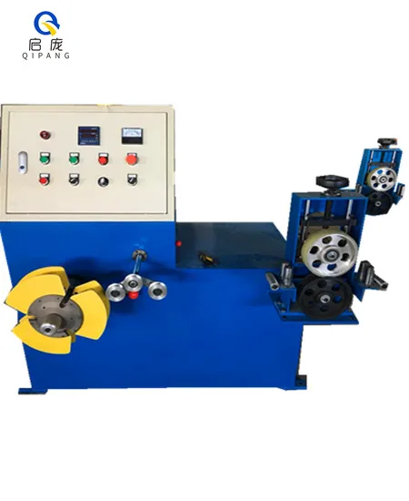 Qipang coiling rewinder machine for cable and wire with pay off 630mm reel