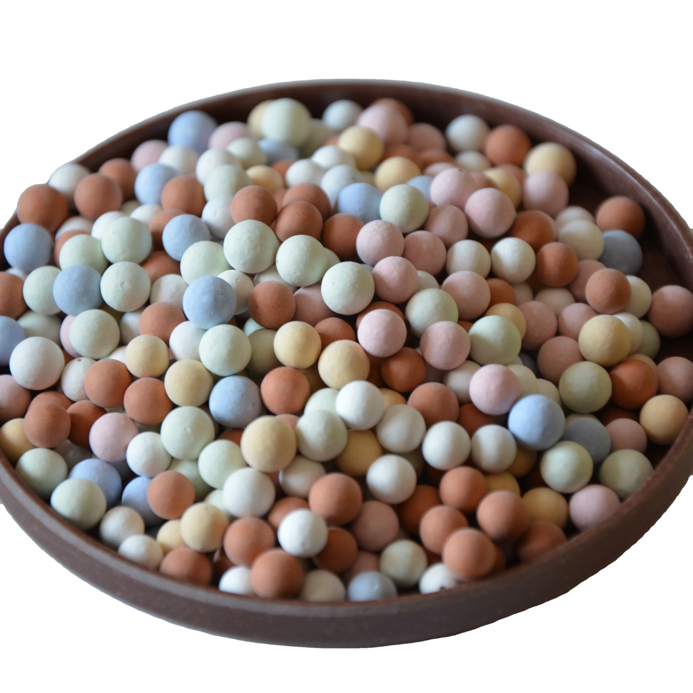 Multicolor Expanded Clay Pebbles, Gardening Ceramsite, Potted Balls for Hydroponic Growing, Vases Supplies, Bonsai Decor