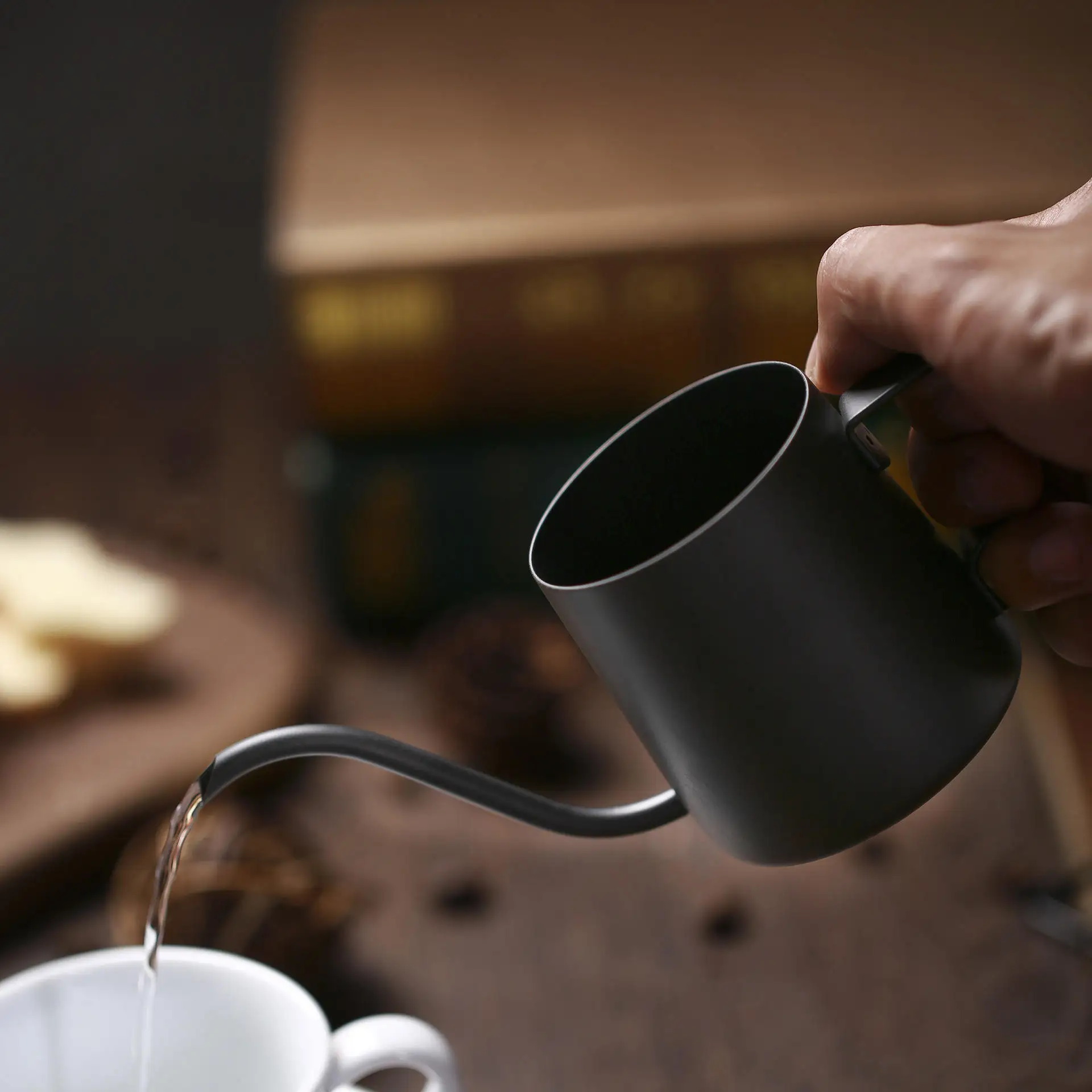 High Quality Decorative Stainless Steel Latte Art Coffee Pot Barista Milk Jug For Sale