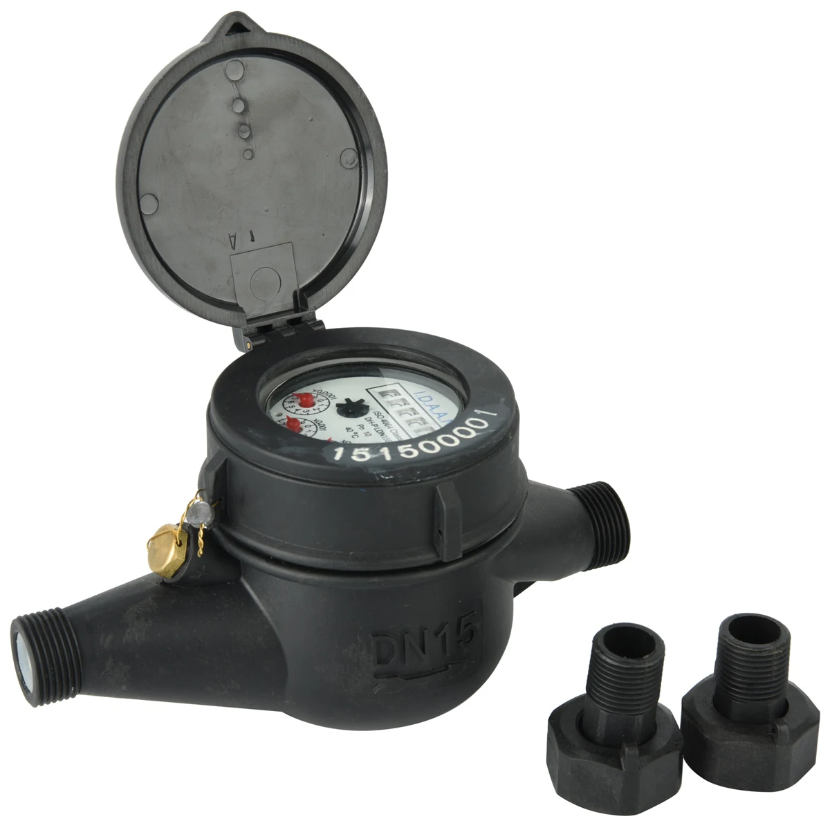 BMAG DN15- DN40 Class B Class C Dry Type Cold Domestic Pulse Output Multi Jet Dry Type Plastic Body Water Meter