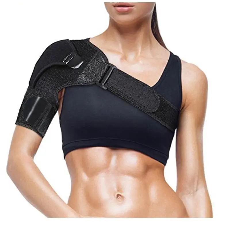 Good Quality Breathable Material Relief Shoulder Injuries And Tendonitis Adjustable Shoulder Support Neoprene Shoulder Brace