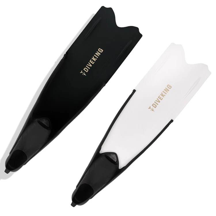 2021 custom high quality TPE+PP fin for adult diving long blade fins