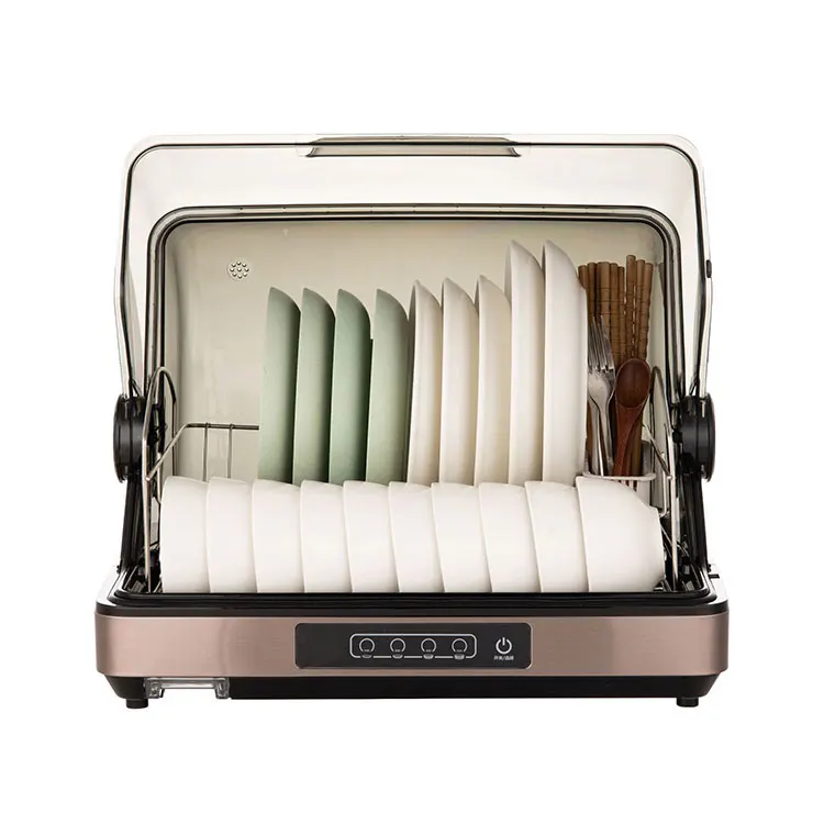 Two tier drying kitchen dish dryer rack hot air dish dryer