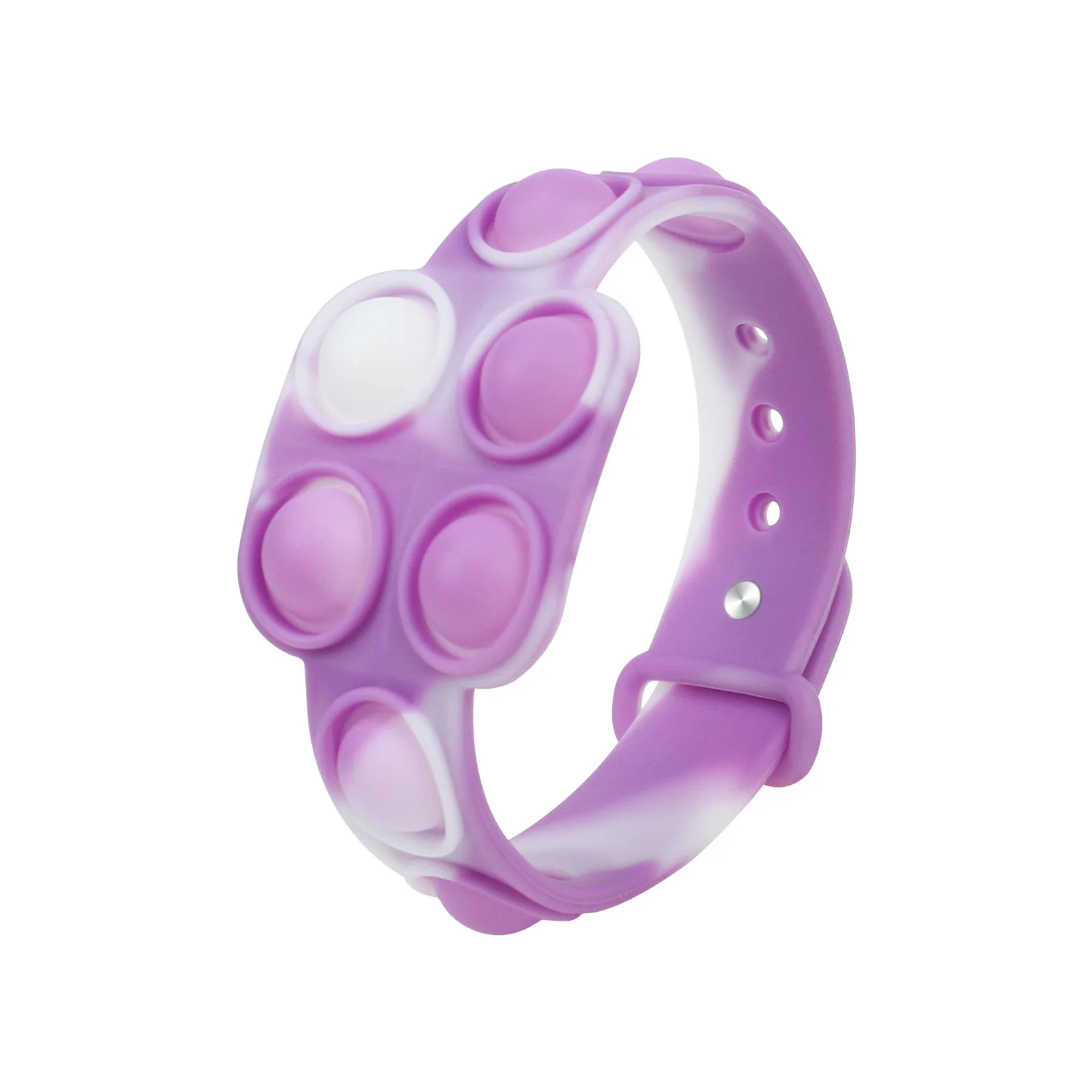 New Push Bubble Bracelet Decompression Anti Reliever Sensory Adult Kids Stress Fidget Toys Bracelet Soulager le stress