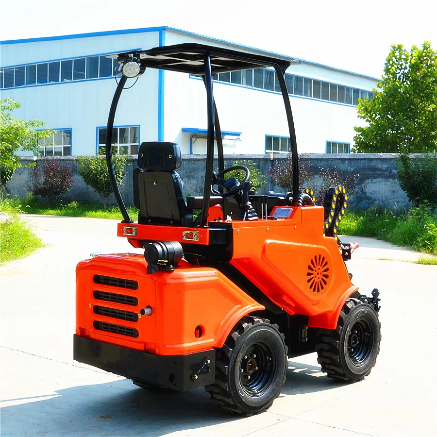grass fork used front end loader farm tractor made in China with 0.5 ton load