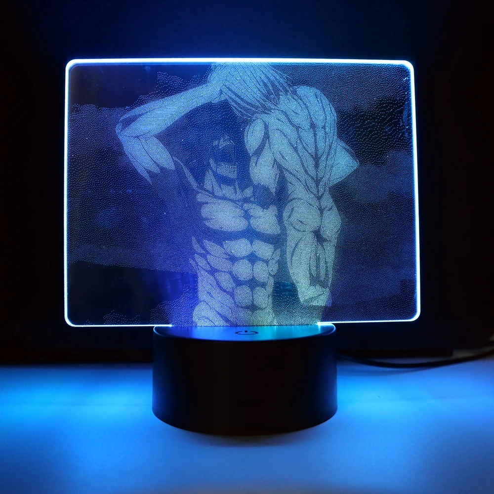 3D Night Lights Optical Illusion Lamps LED Night Lamps Acrylic 3d Light Decorative Gift for Kids