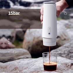 Dolce Gusto Or Nespresso Capsule 15 Bar Pressure Automatic Espresso cafeteira Machine Portable Car Coffee Maker