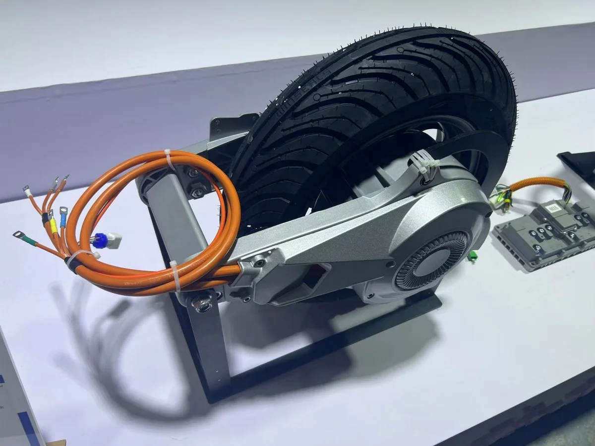 Electric Motorbike Planetary Reduction Motor 80kmh Load 300kg 72v 3000W Electric Wheel Hub Motor