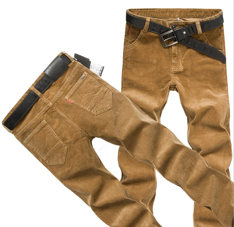 
wholesale oem casual mens cotton spandex heavy corduroy pants 