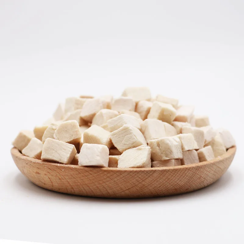 Pet supplies Wholesale Cat snack Dog treats Freeze dried Freeze Dried Chicken Diced Chicken Breast Freeze Dry canned Pet Food