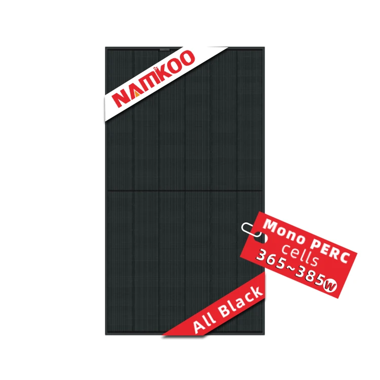 Namkoo Black Frame Solar Panel 365W 370W 380W 385W EU Panel Solar Black Frame Shingle