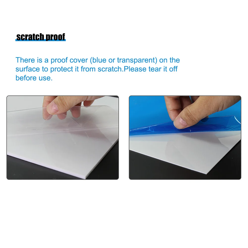 ABS17 ABS Styrene Sheet White Model Architectural Material Plastic 0.5mm 1mm 1.5mm 2mm 3mm ABS Sheet