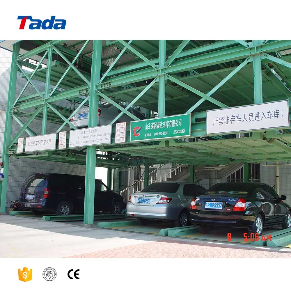 
multitier shuttle robot platform mechanical car parking lift 