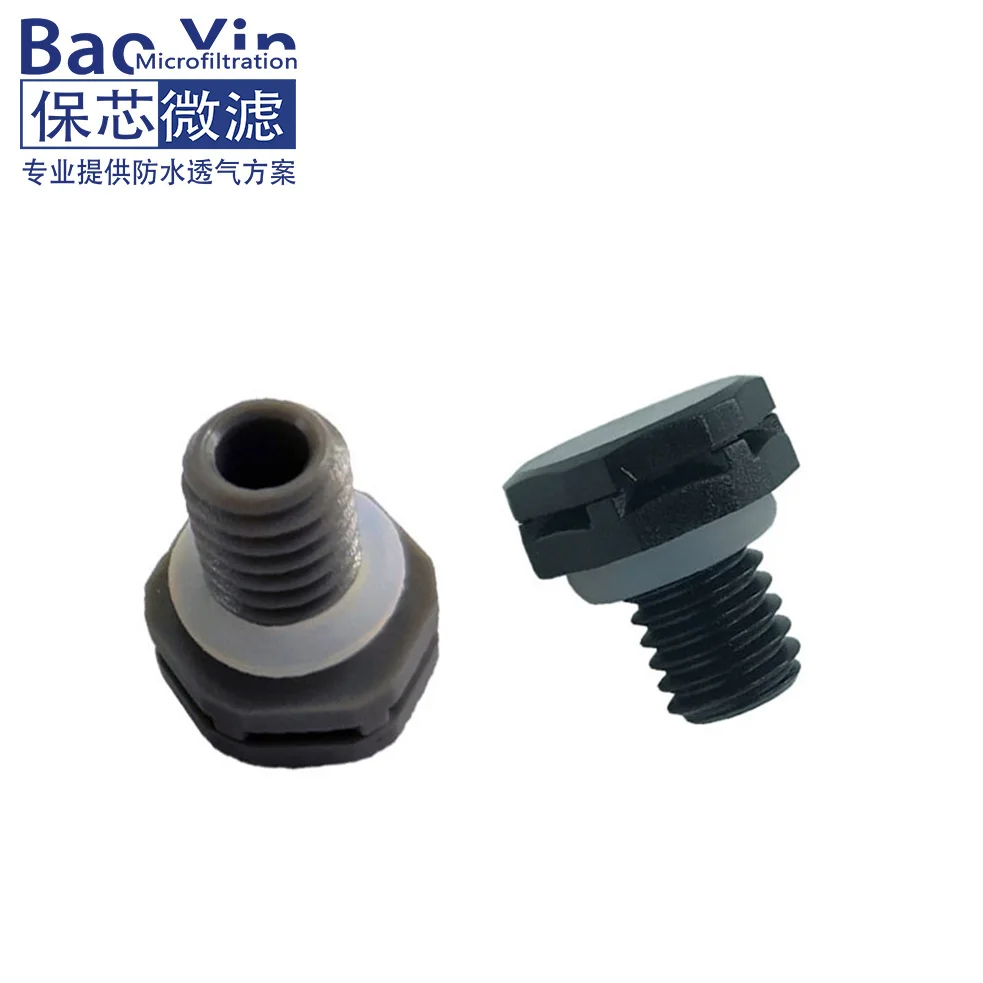 Hydrophobic EPTFE IP67 Membrane Protect Waterproof Breather Vent M6 Air Permeable Vent Plug