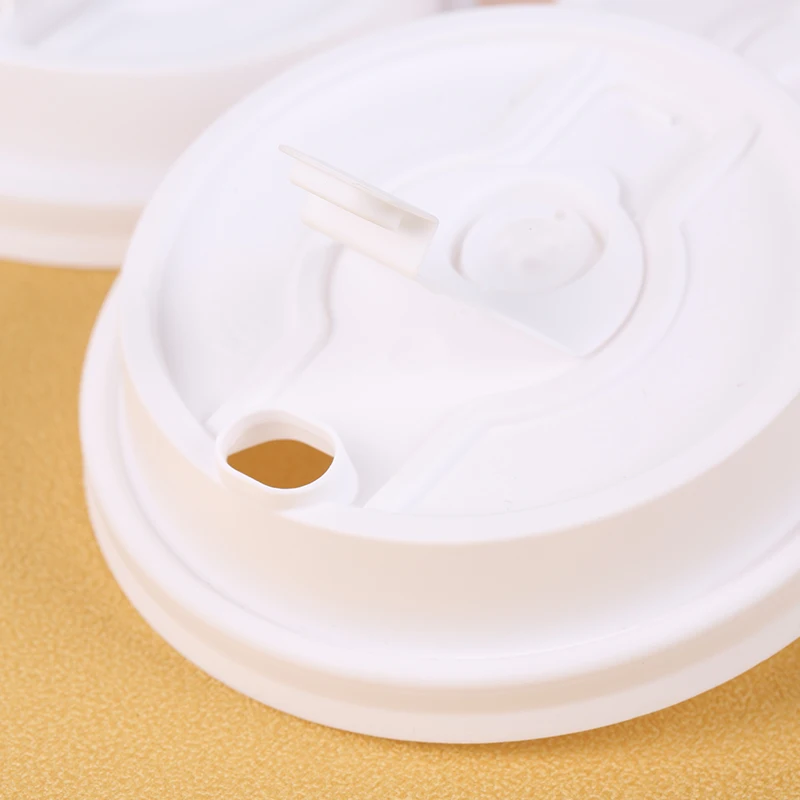 
90mm Leakproof PP Coffee Cup cover Lid For 8oz 12oz 16oz Paper cups and Plastic cups 