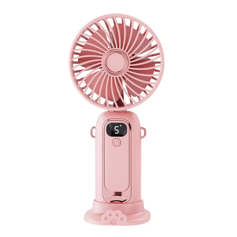 Promotion Battery Operated Personalized Decorative Hand Held Folding Fans Type C Portable Rechargeable Foldable Pocket Mini Fan