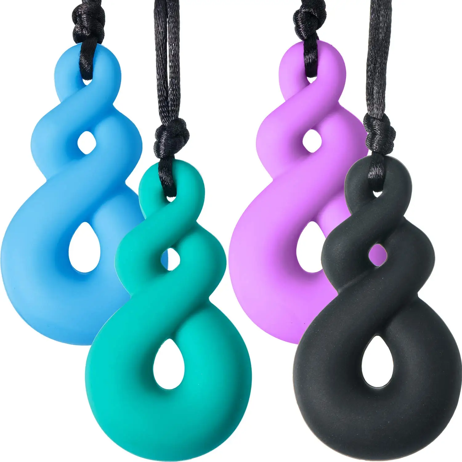 Amazon Hot Selling Infinity Autism Chew Toy for Kids Silicone Baby Sensory