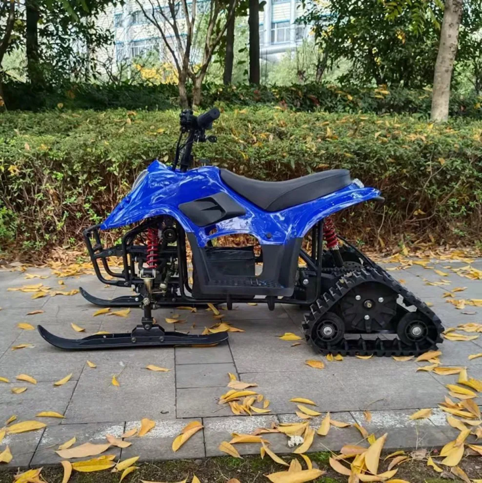 2025 Wholesale 150cc Engine Snow Scooter Double Snowmobile Sled Car Ski Resort Motorcycle Trail Style 4 Stroke Engine Touring