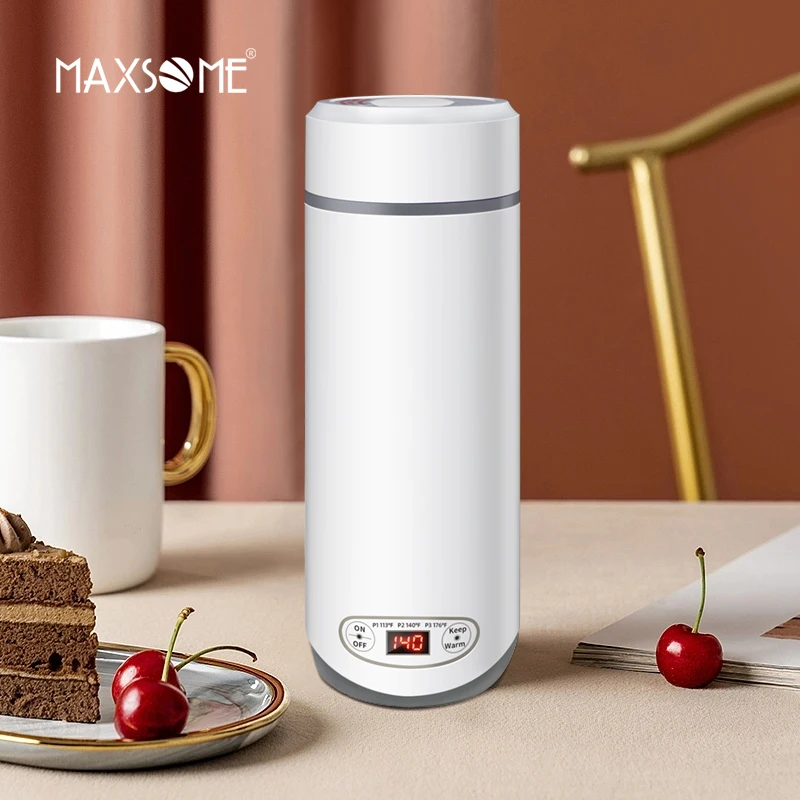 Mini Electric Water bottle Portable heating and insulation travel water bottle small folding electric kettle