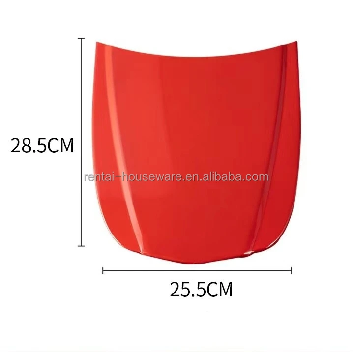 PPF Paint protection film testing show steel or plastic black 26cm*28.5cm mini car bonnet model car body sticker display