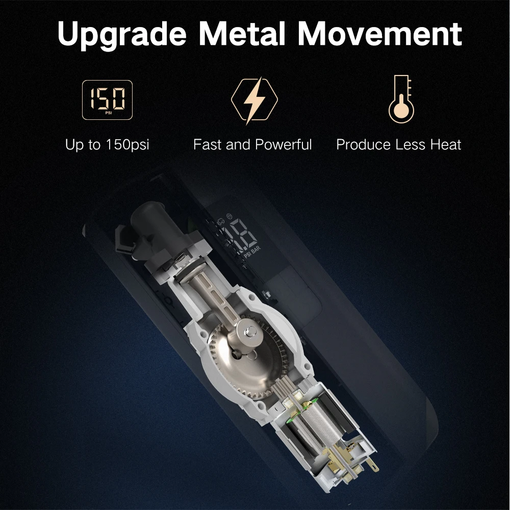 CYCPLUS portable electric wireless bicycle pump tire inflator car tyre pressure pump