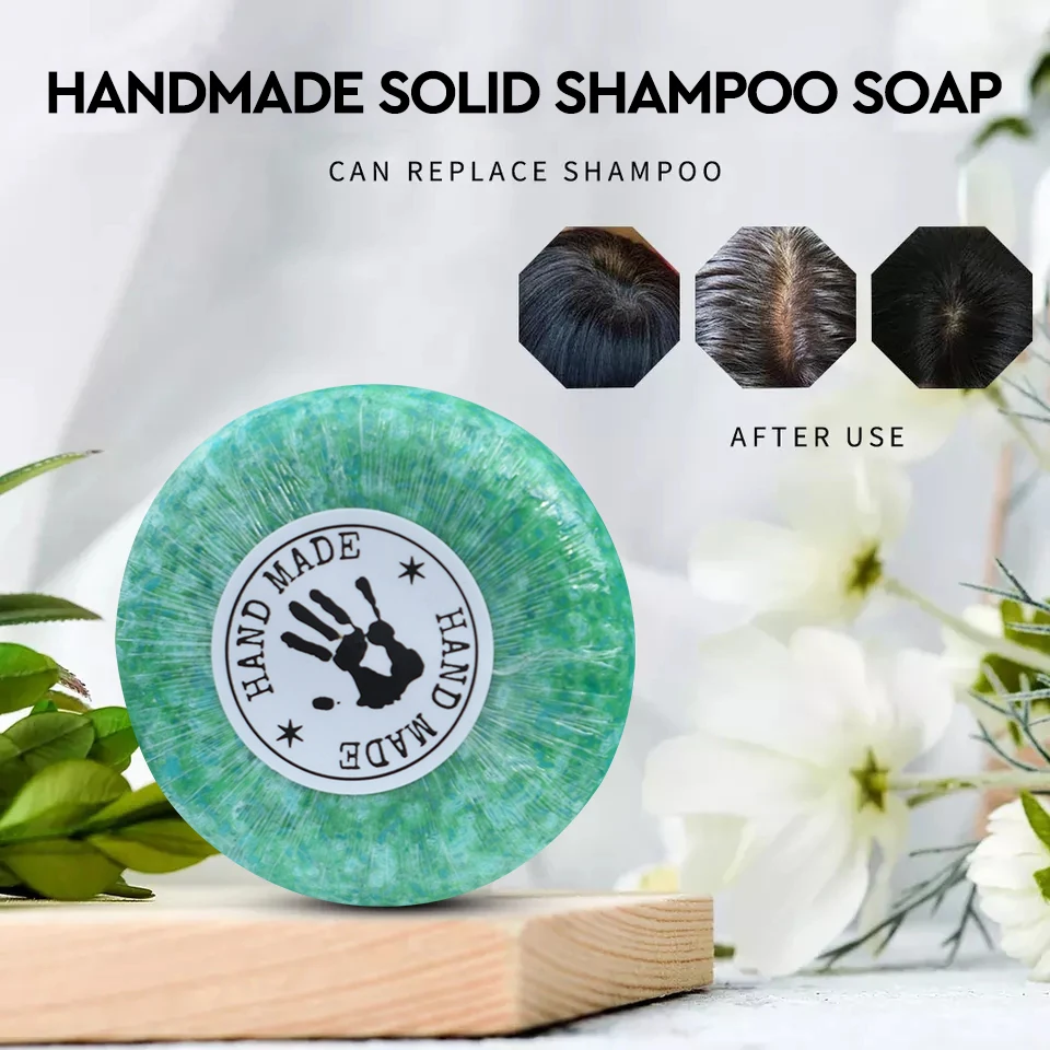 Wholesale Private Label 55g Shampoo Soap Organic Vegan Natural Shampoo Bar Hair Clean Shampoo  Bar Soap