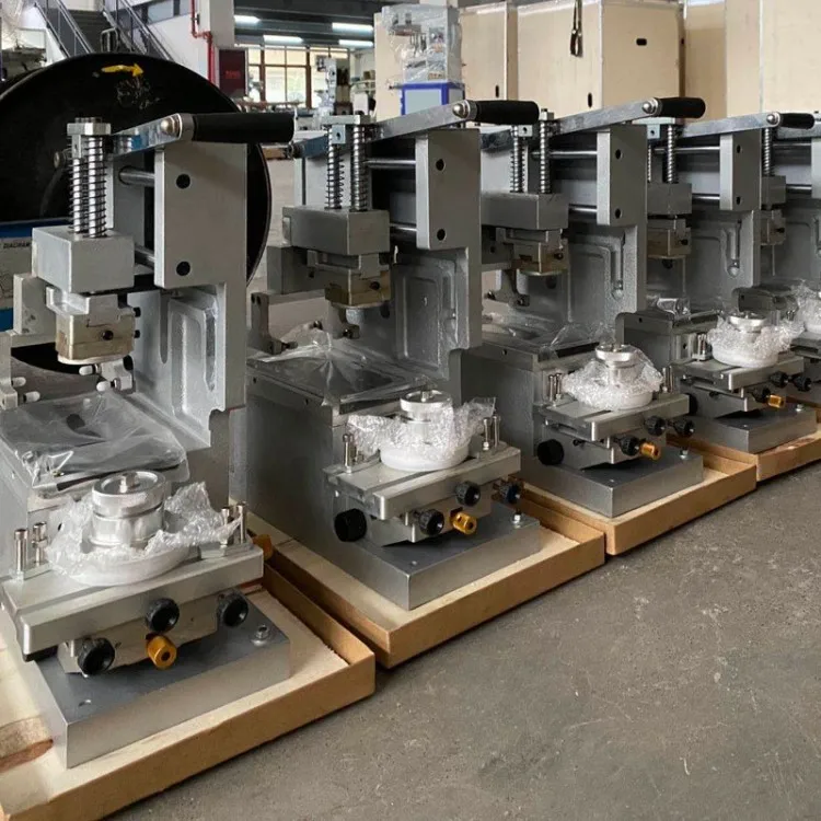 HX-140 factory Wholesale desktop 90mm ink cup manual pad printer logo pad printing machine for sale