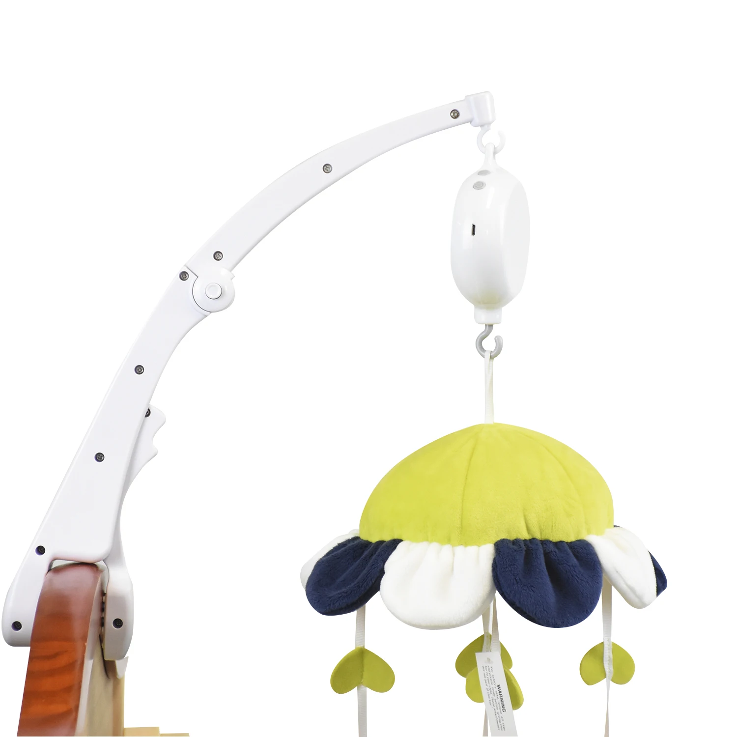 
Portable Musical Bed Hanger Bell Toy Plastic Baby Mobiles With 128M Memory Card For Crib 