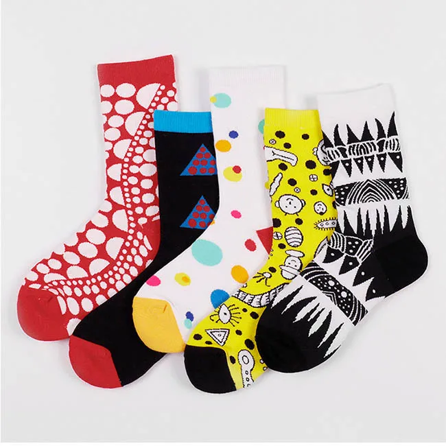 Winter Nice Quality Cotton Ladies Happy Soft Crew Cartoon Girl Japanese Fantasy Space Terry Socks for women