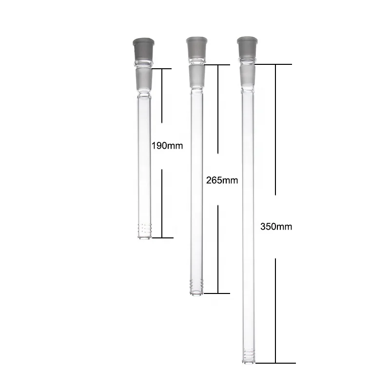 Длина 190 мм Мужской диаметр 18 8 Женский стеклянный пуховой стержень для кальяна аксессуары