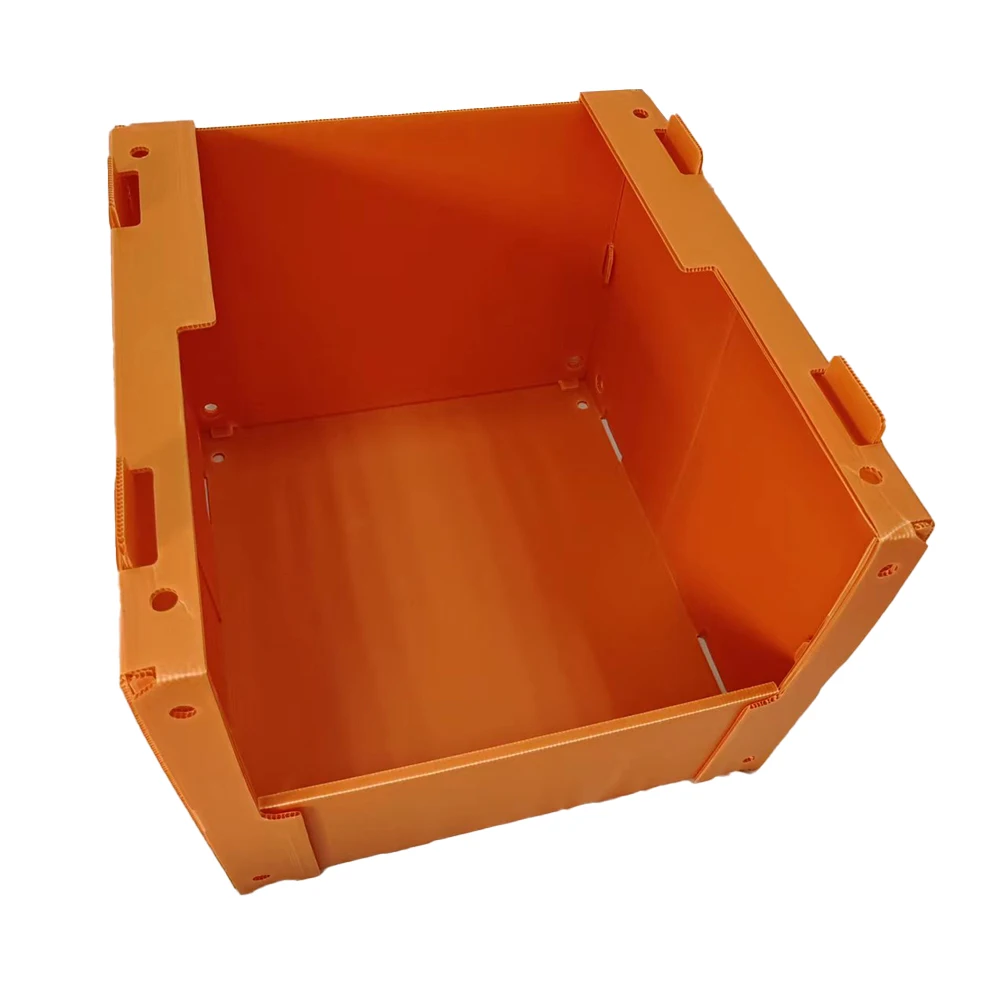 High-strength warehouse storage corrugated plastic stacking pick bins