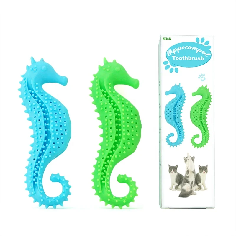Food Grade Silicone Cat Toothbrush Chew Toy Nontoxic Brushing Stick Pet Teethbrushs Tooth Healthcare Tool