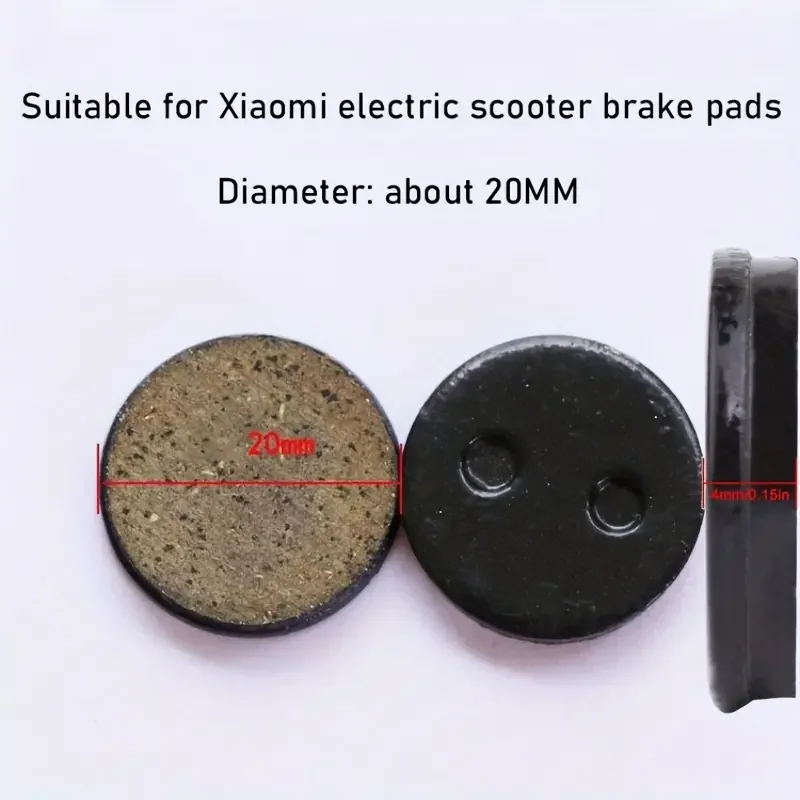 4 Pairs Brake Pads, Electric Scooter Semi Metal Brake Disc Rotor Pads For 10 Inch Electric Scooter