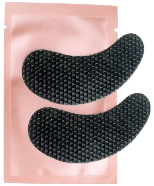 Black Patch Under Eye Building Lashes Black gel eye patch Non-woven Makeup Eyelash Pads High Quality