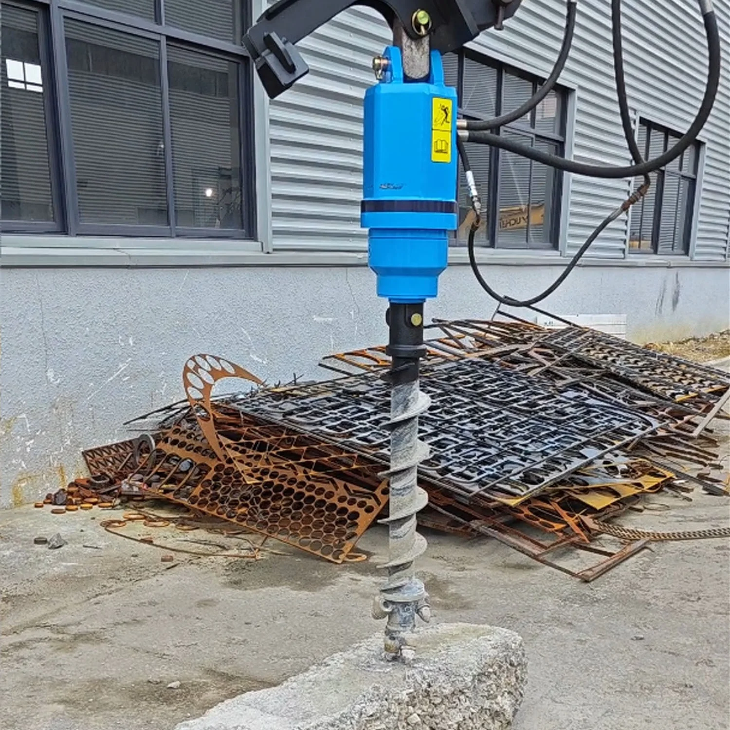 10000Nm torque  auger drill Suitable for most construction hydraulic earth augers for excavator attachments