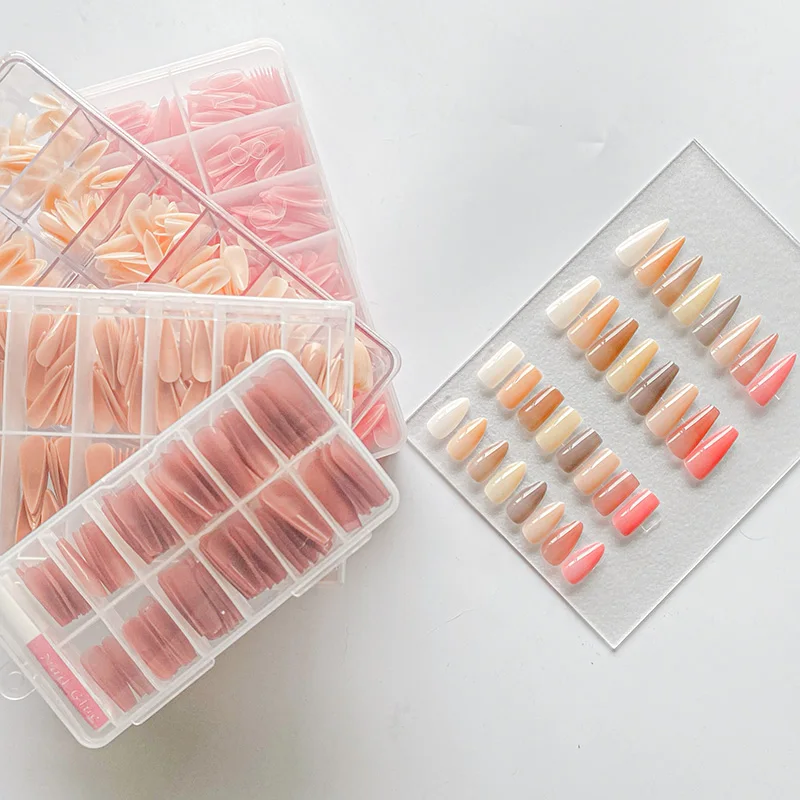 Гель-лак для наращивания ногтей MyBeautyNails полное покрытие мягкий гель Желейный цветные