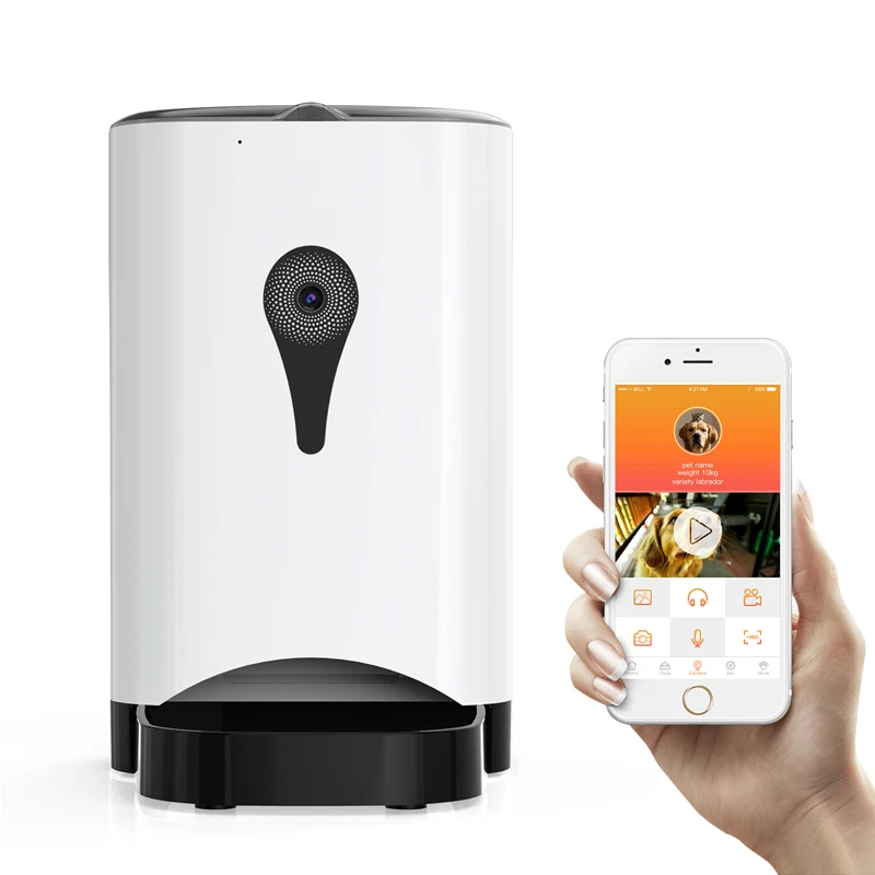 Автоматическая кормушка для домашних животных, Wi-Fi, Умная автоматическая кормушка для собак