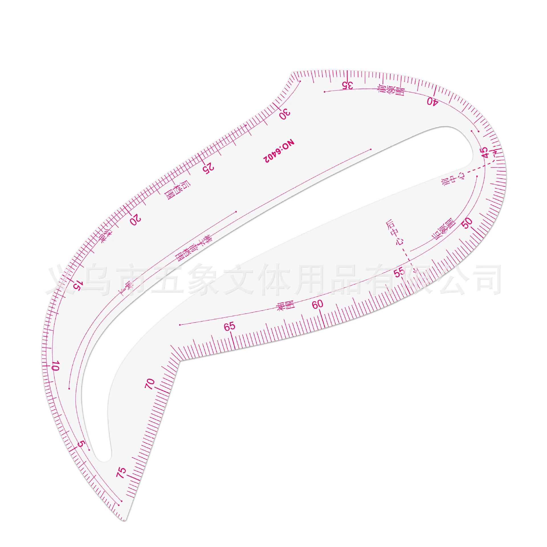 Best Selling Multifunctional Garment Drawing Line Drawing Proofing Tailor Curve Ruler Cloth Cutting Craft Ruler