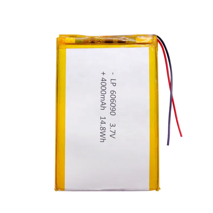 Hot Sale Products 3.7v 4000mah Lithium Polymer Battery Li Ion Polymer 606090