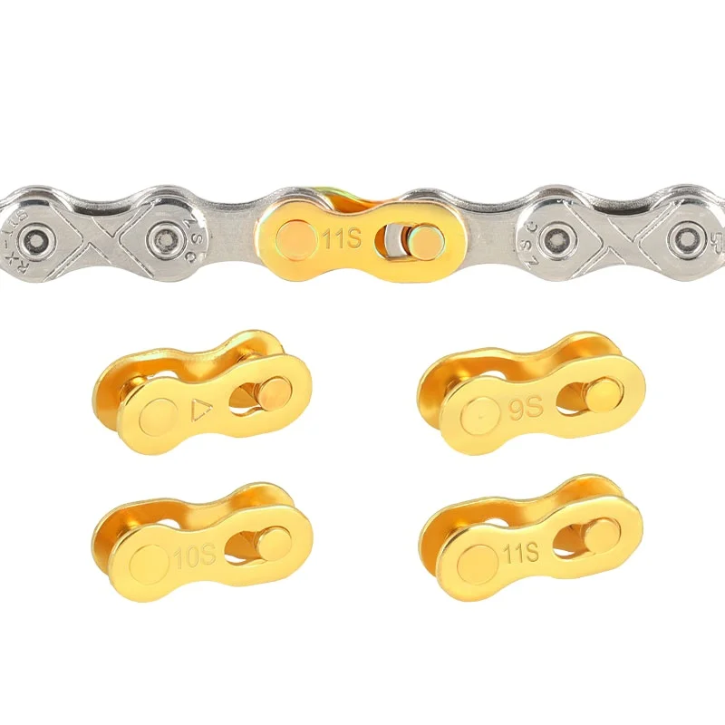 Bicycle Chain Link Connector Joints Magic Buttons Speed Quick Master Links Chain Mountain Bike Parts Stainless Steel