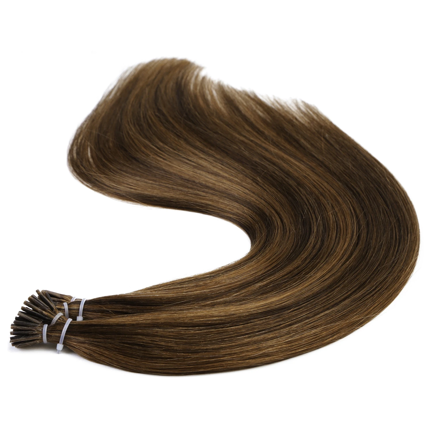 Фабрика OEM выровненные кутикулы волосы Remy итальянские кератиновые P4-30 для наращивания волос # I Tip