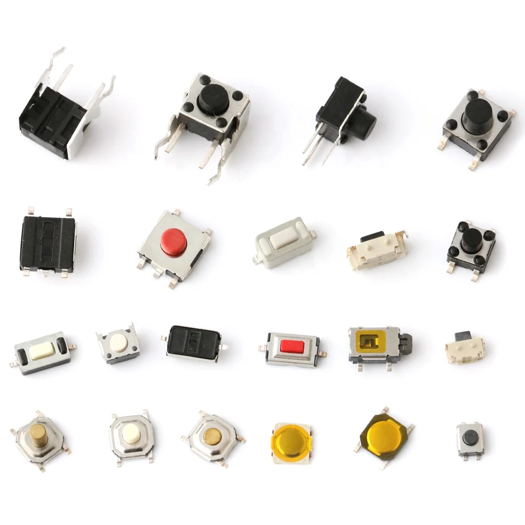  Тактильный переключатель 12*12 3*3 dip 4 pin 2pin smd 6*6 тактильные переключатели кнопка 4*4 металл 6x6