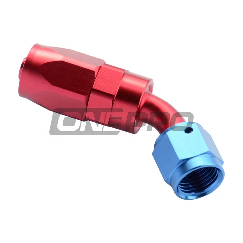 
High Performance Aluminum Straight Oil Fuel Water Air Line Female AN Swivel Hose End Fitting 
