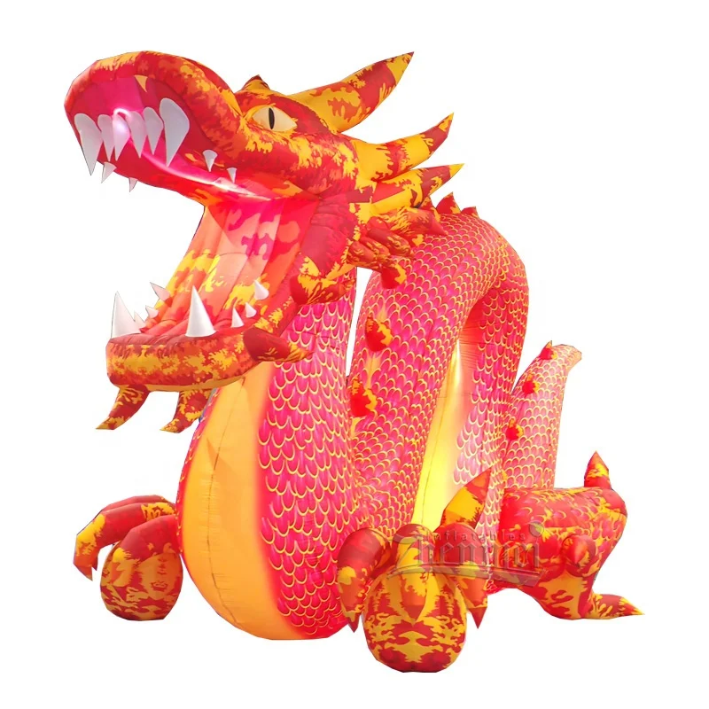 Zhenmei Advertising Giant Inflatable Chinese Dragon for Event