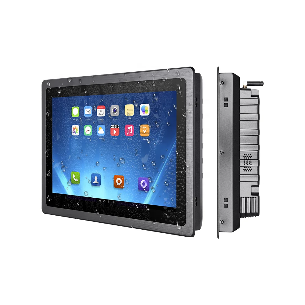 13 3 15 6 дюймов 1920*1080 fhd fanless алюминиевая Встраиваемая ip65 водонепроницаемая промышленная панель ПК с емкостным касанием для