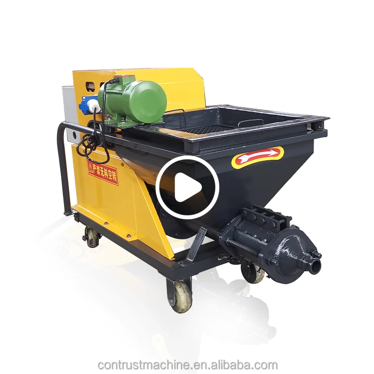 White Cement Spray Machine Mortar Wall Coating Putty Plastering