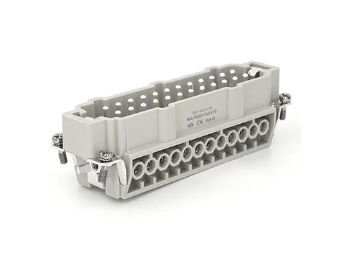 SVLEC MALE 24 PIN HEAVY DUTY RECTANGULAR CONNECTORS TEMPERATURE CONTROLLER CONNECTOR